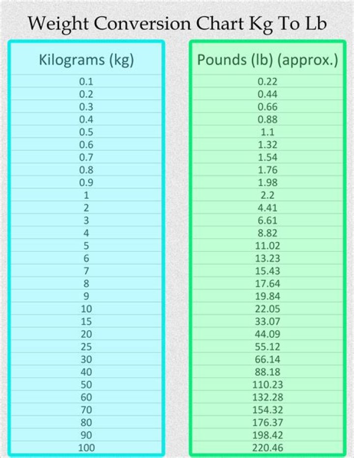 2.9 Pounds To Kilograms Converter