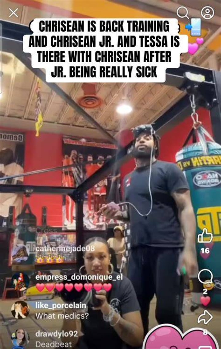 Chrisean Jr. Online Surfacing and Uproar. |