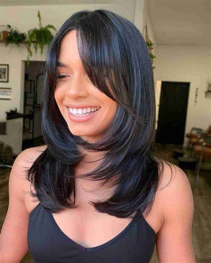 Discover The Allure Of Medium Length Layered Black Hairstyles
