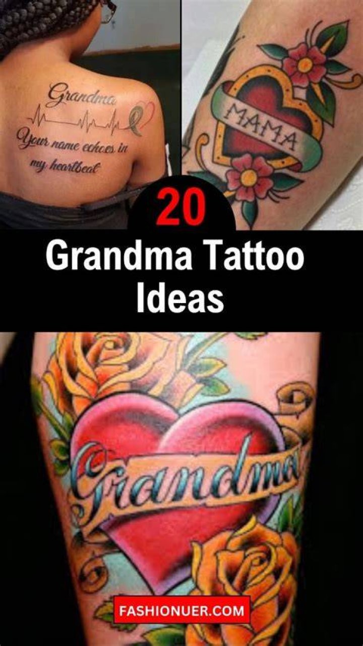 Discover The Heartfelt Meaning Behind Grandma Tattoos
