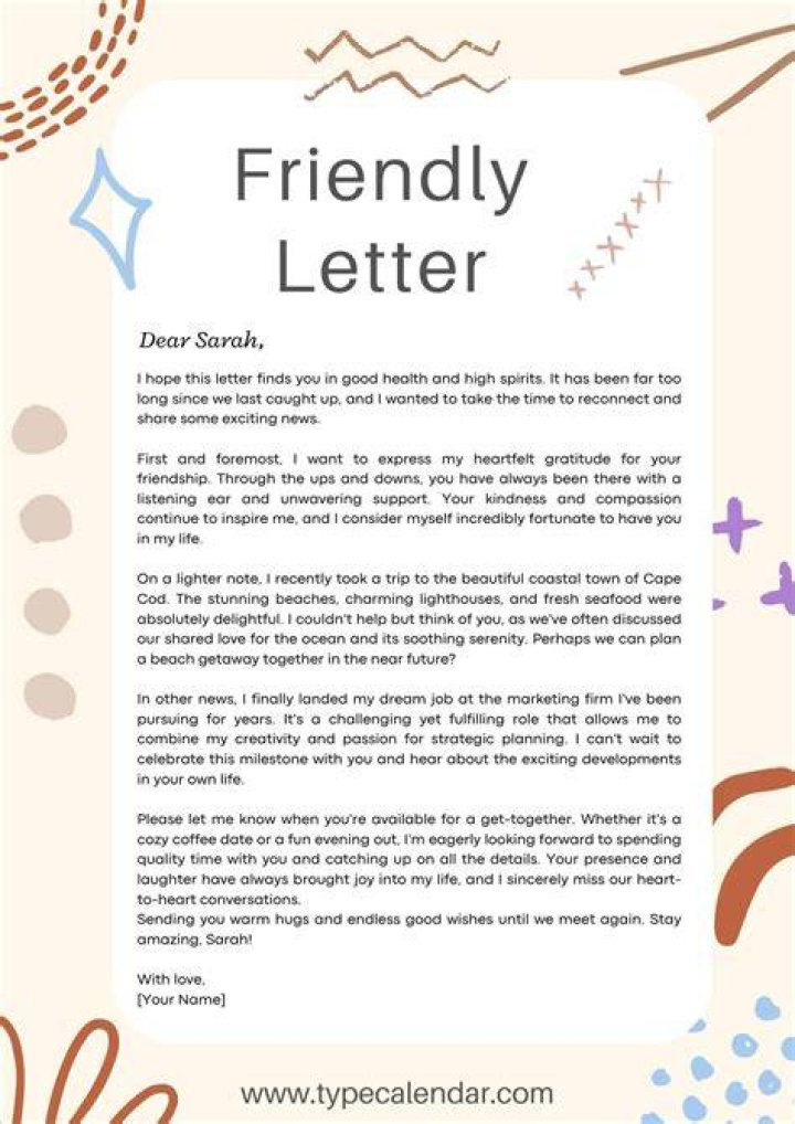 Discover The Secrets Of Crafting Unforgettable Friendly Letters