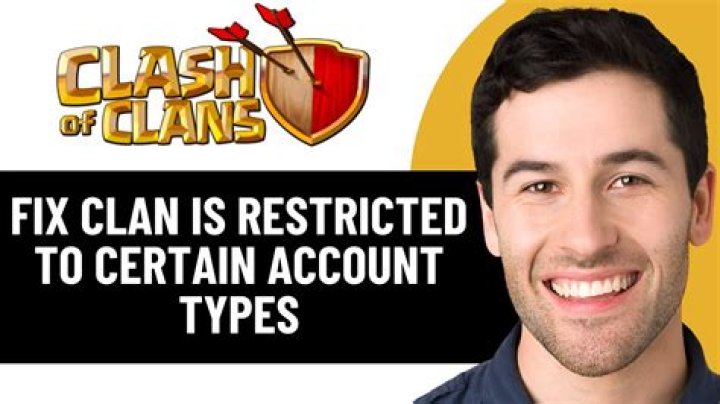 Fix "Clan Restricted To Certain Account Types"
