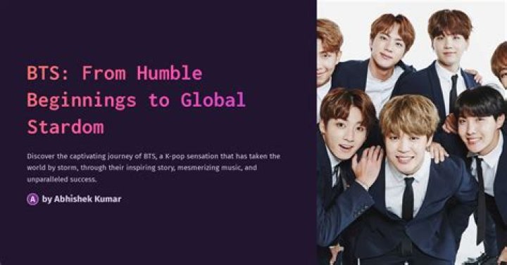 From Humble Beginnings To Global Stardom