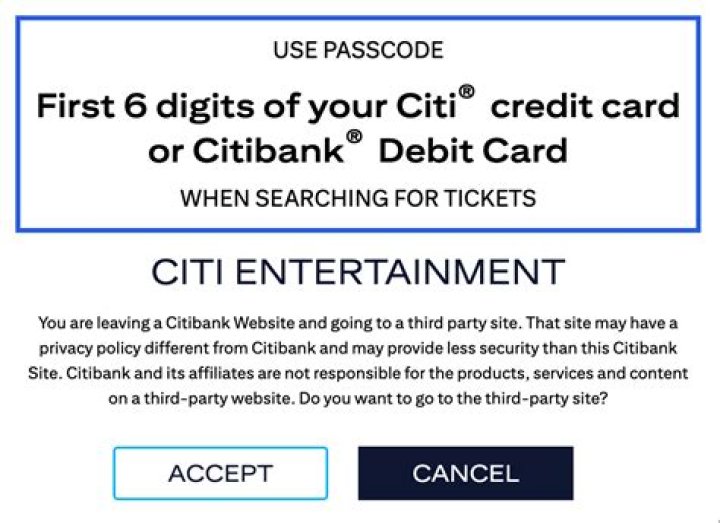 How to Get Citi Card Presale Tickets? ·