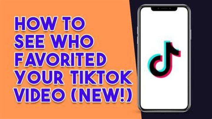 How to see who favorited your TikTok