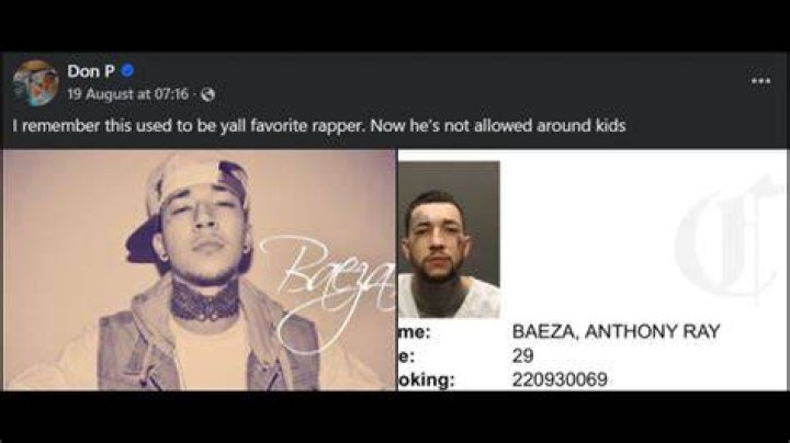 Is Baeza Rapper Arrested What Did He Do
