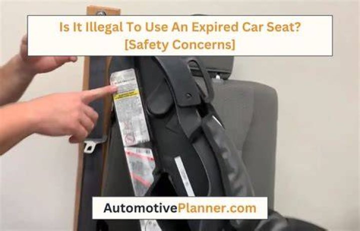 Is it illegal to use an expired car seat in California?
