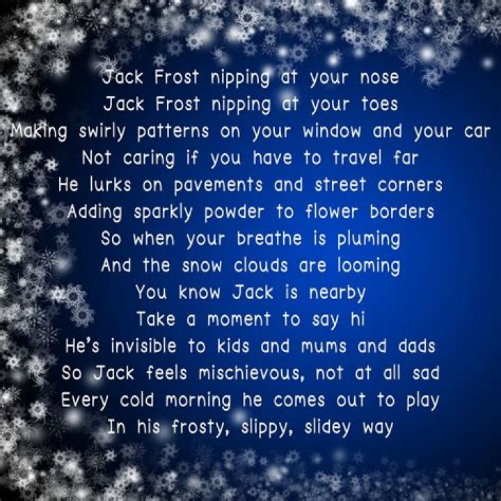 Jack Frost Nipping At Your Nose Lyrics |