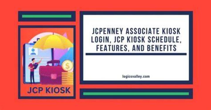 Jcp Kiosk Schedule