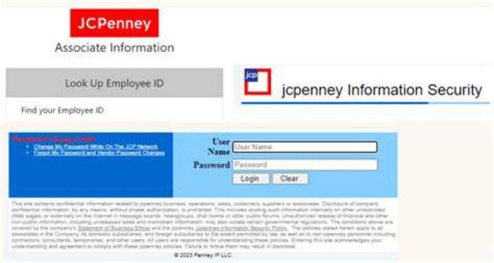 Jcpenney Employee Kiosk