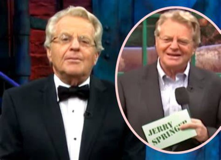 Jerry Springer Once Made A Morbid Joke About What He Wanted On His Tombstone |