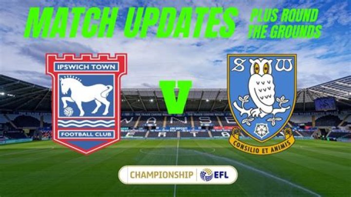 Live Match Centre - Sheffield Wednesday vs Ipswich Town