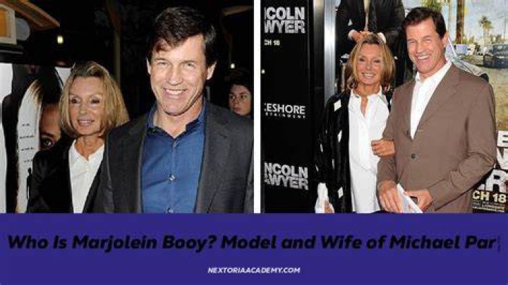 Marjolein Booy, Michael Paré's wife