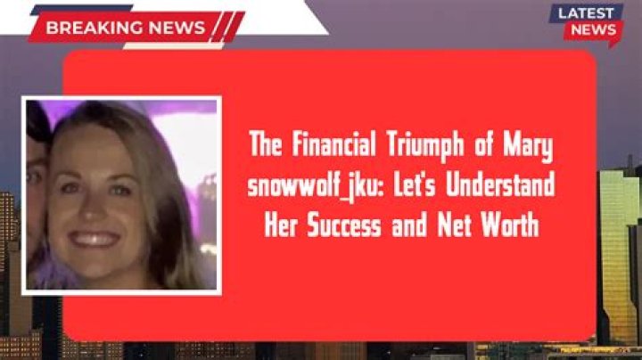 Mary Snowwolf Net Worth