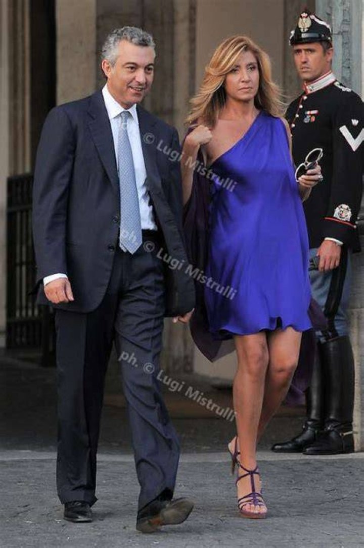 Myrta Merlino And Domenico Arcuri