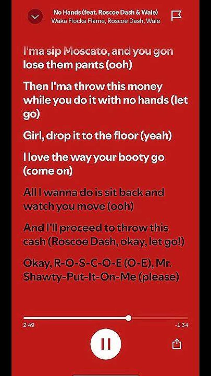 No Hands Lyrics |