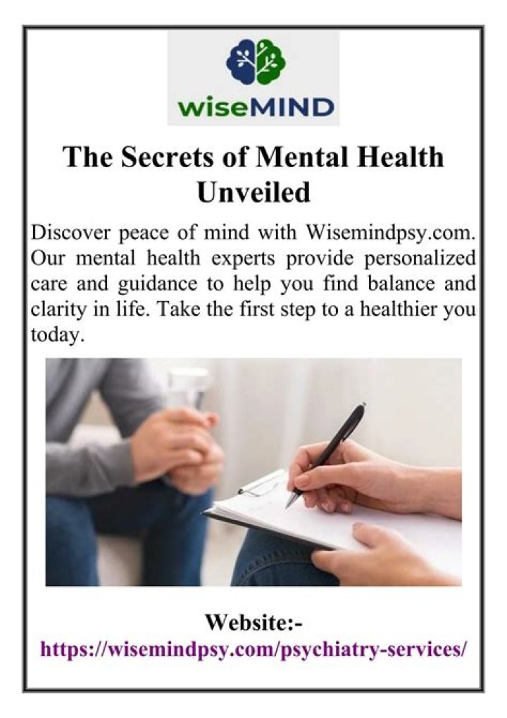 Secrets, Stories, And Mental Health Unveiled