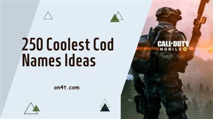 The Ultimate Guide To Coolest Call Of Duty Names