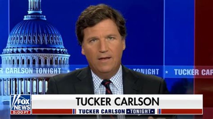 Tucker Carlson host Fox News talk show 'Tucker Carlson Tonight.'