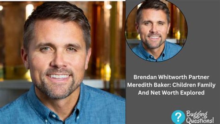 Uncover The Inspiring Story Of Brendan Whitworth's Wife, Meredith Baker