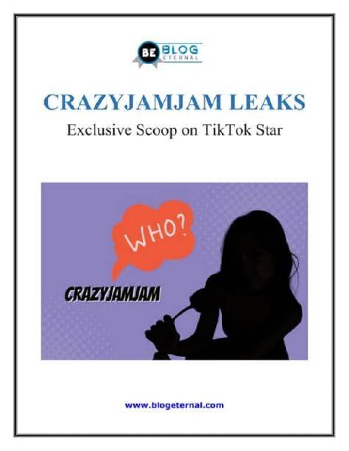 Uncover The Truth Behind "Crazy Jam Jam Leaked OnlyFans"