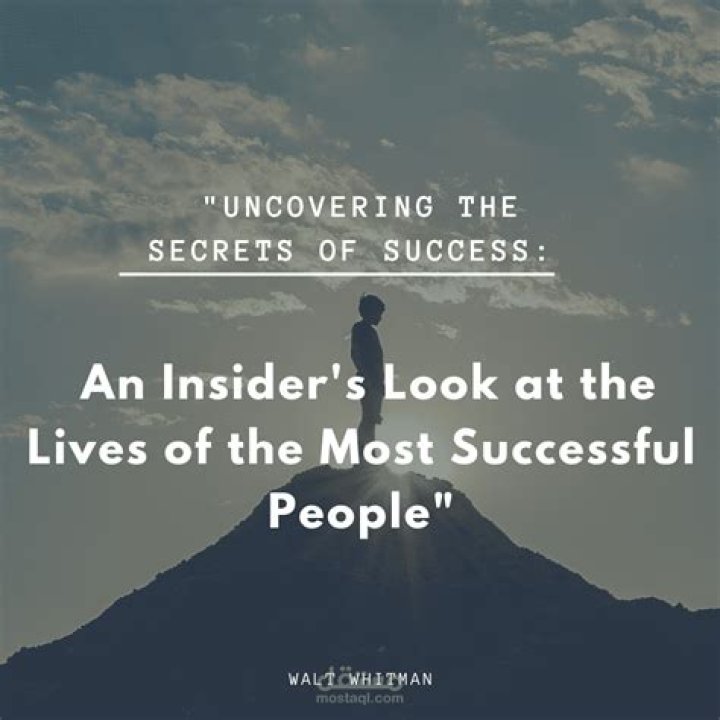 Uncovering The Secrets Of Success