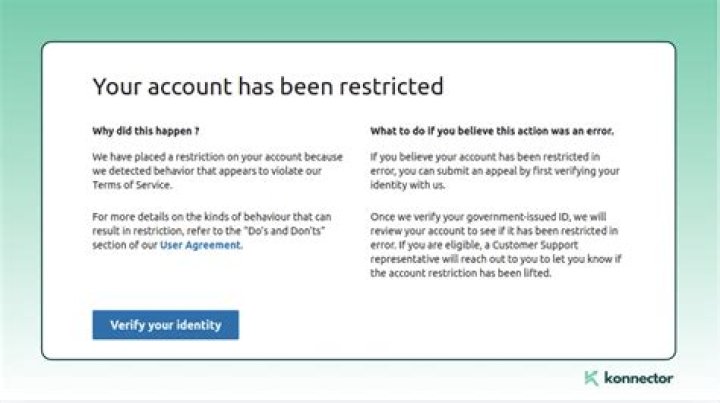 Understanding "This Account Is Restricted To Certain Account Types"