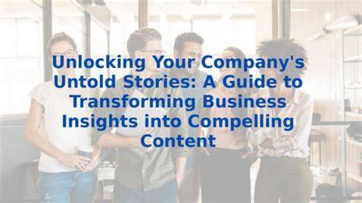 Unlocking Insights And Untold Stories