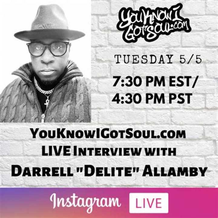 Unveiling The Masterful World Of Darrell "Delite" Allamby
