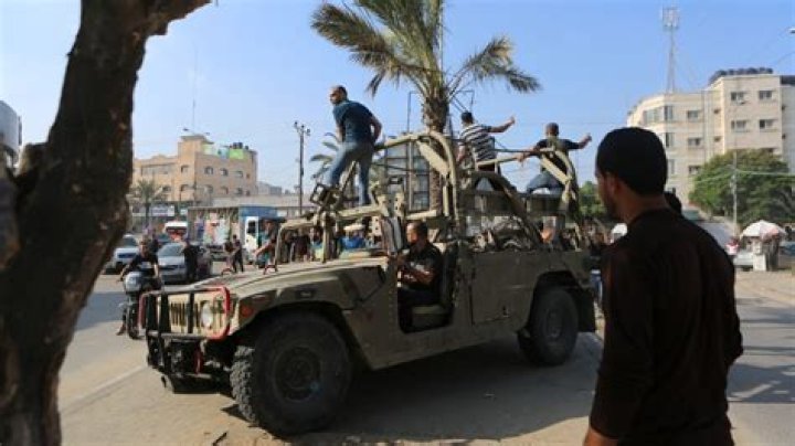 Woman Paraded by Hamas Militants in Gaza |